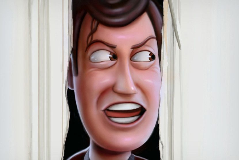 Woody from Toy Story and The Shining Mashup