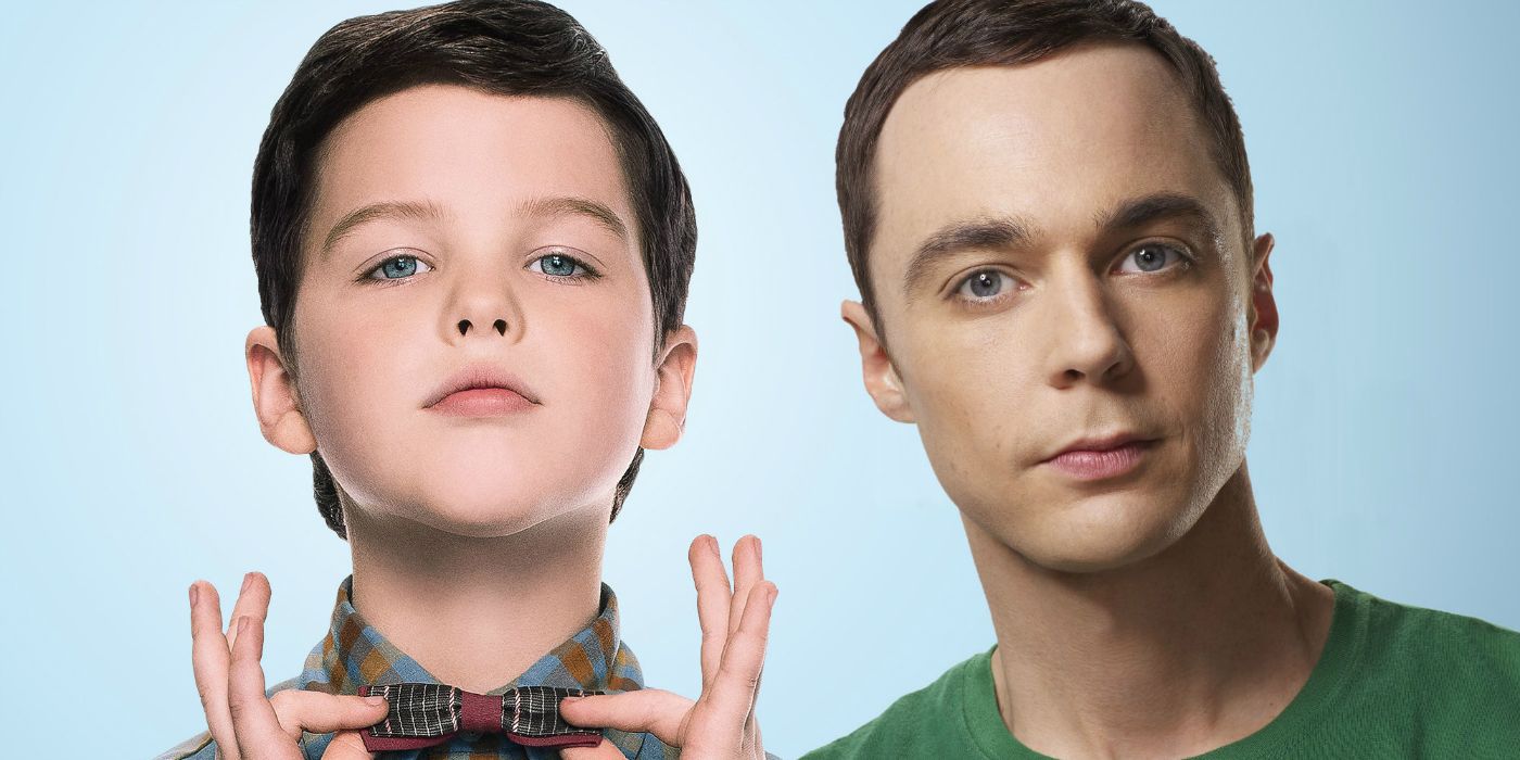 Young Sheldon and Big Bang Theory Sheldon