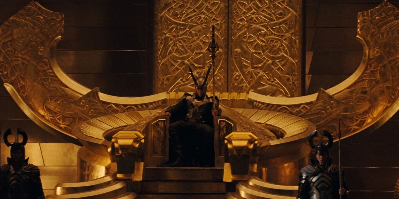 loki as king of asgard in Thor