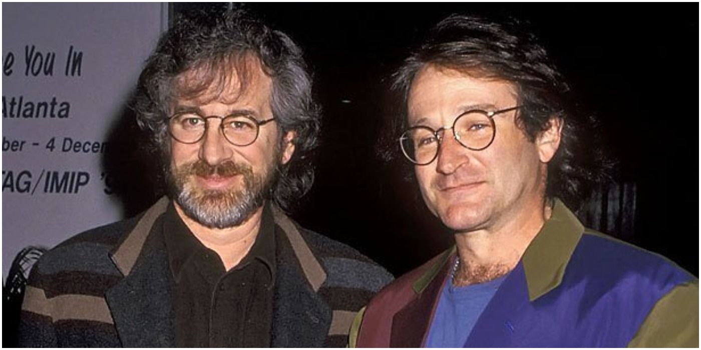 Steven Spielberg and Robin Williams 