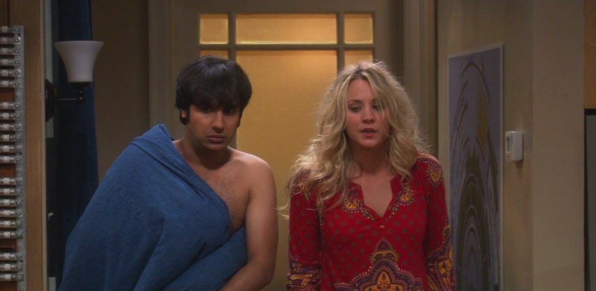 The Big Bang Theory Raj e Penny's Night Juntos