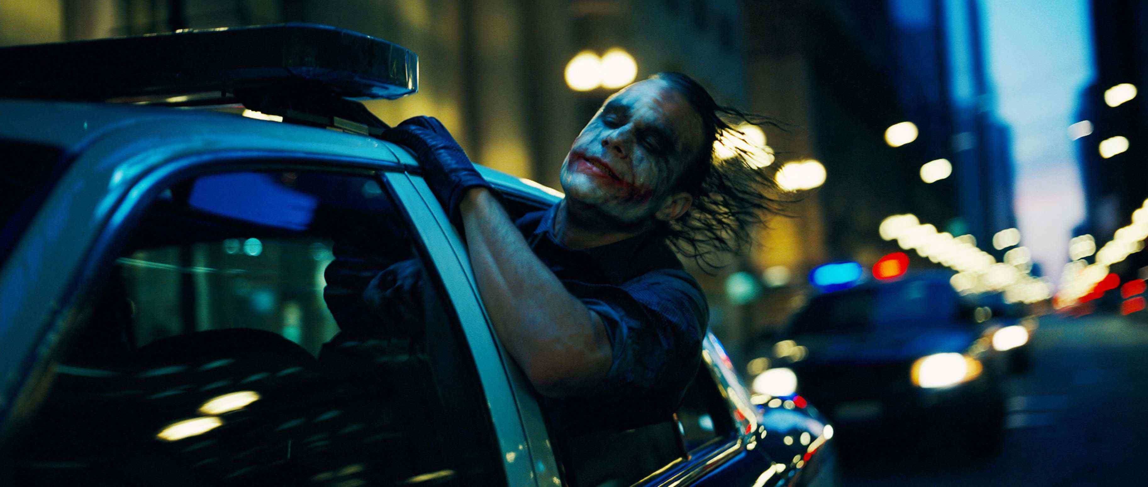1 Heath Ledger Joker Car Window Wind Hair