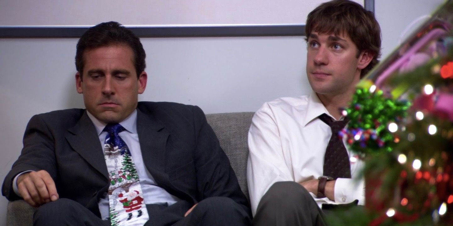 Michael and Jim in The Office