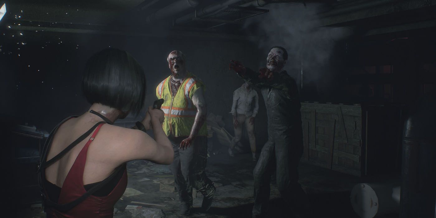Ada Wong Over The Shoulder Resident Evil 2 Remake Capcom