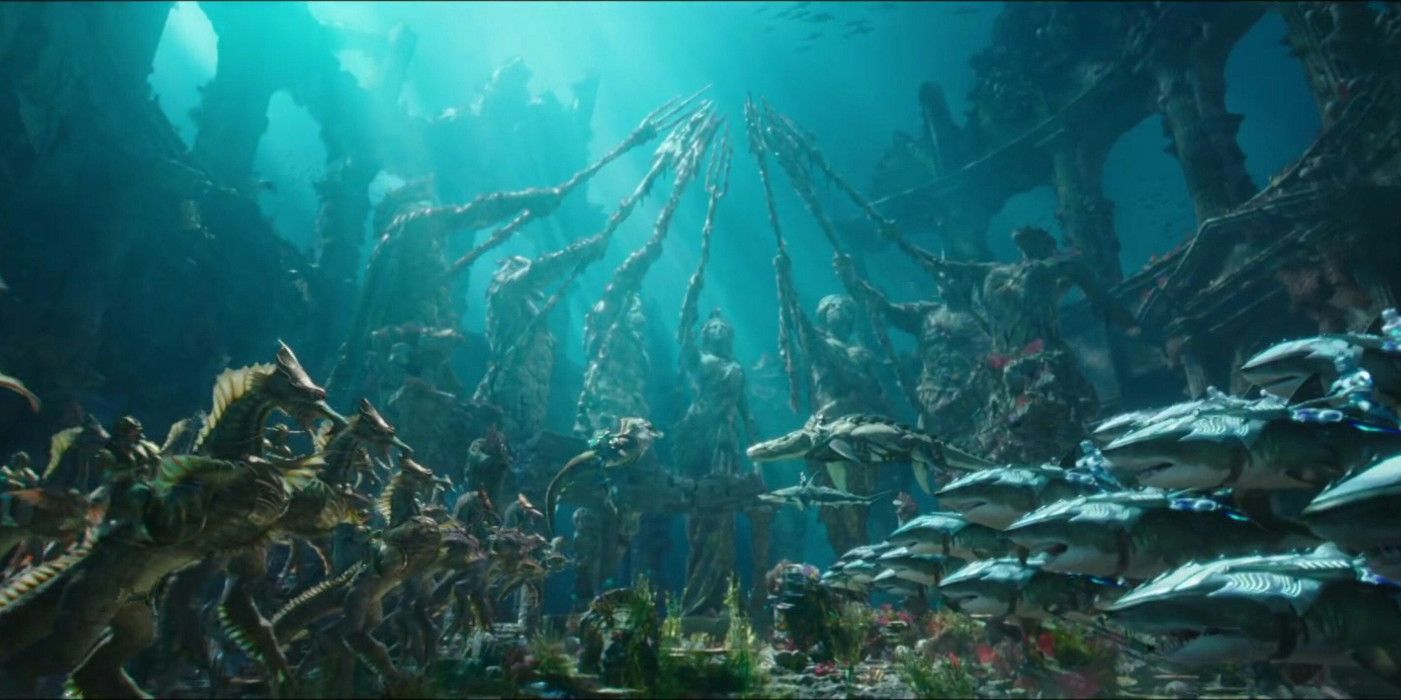 Atlantis Armies Stand-Off Aquaman