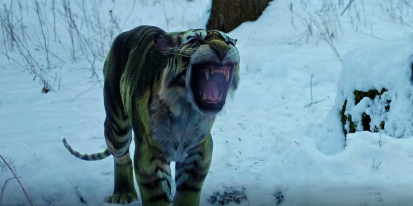 Beast Boy as a tiger in Titans