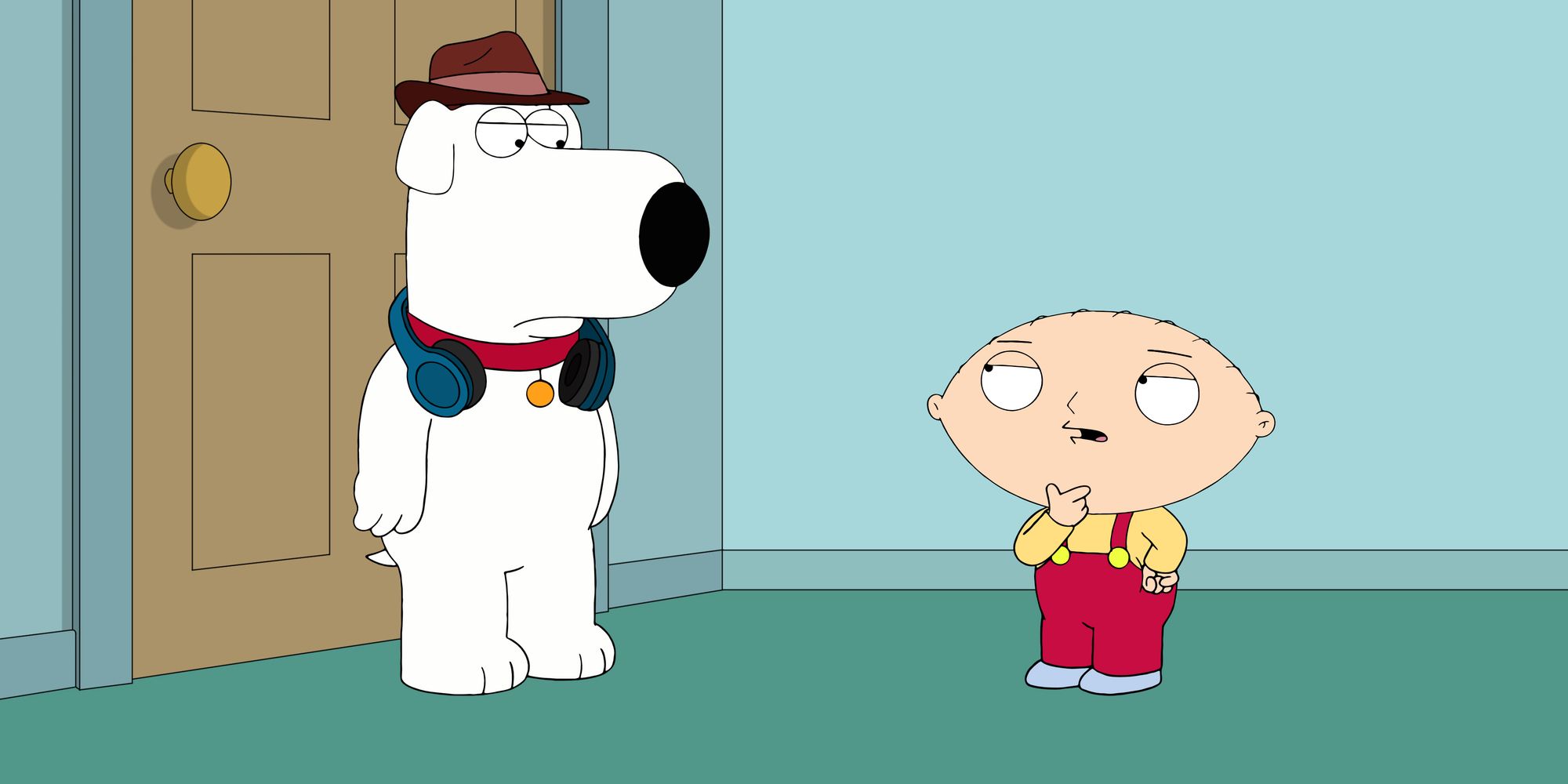 Brian and Stewie in Family Guy Season 16 DVD