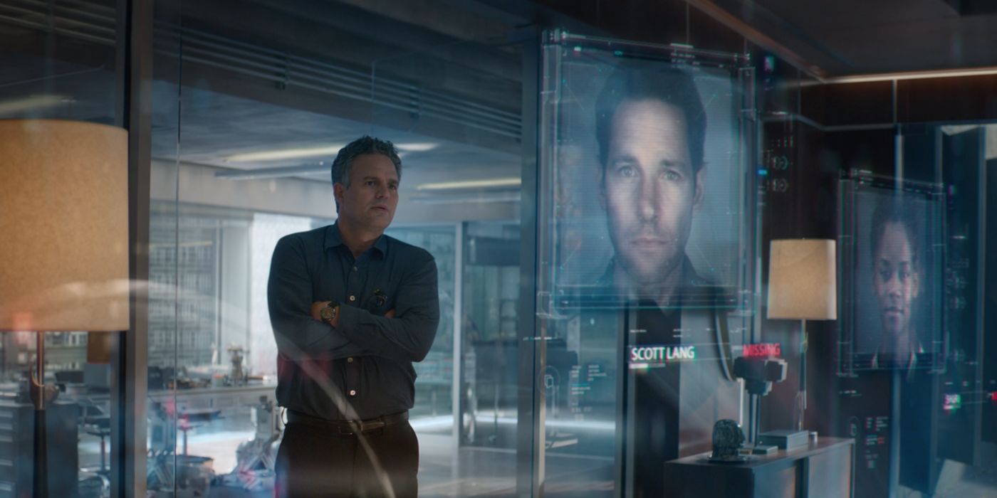 Bruce Banner Scott Lang and Shuri in Avengers Endgame