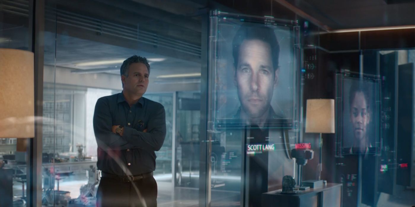 Bruce Banner Scott Lang and Shuri in Avengers Endgame