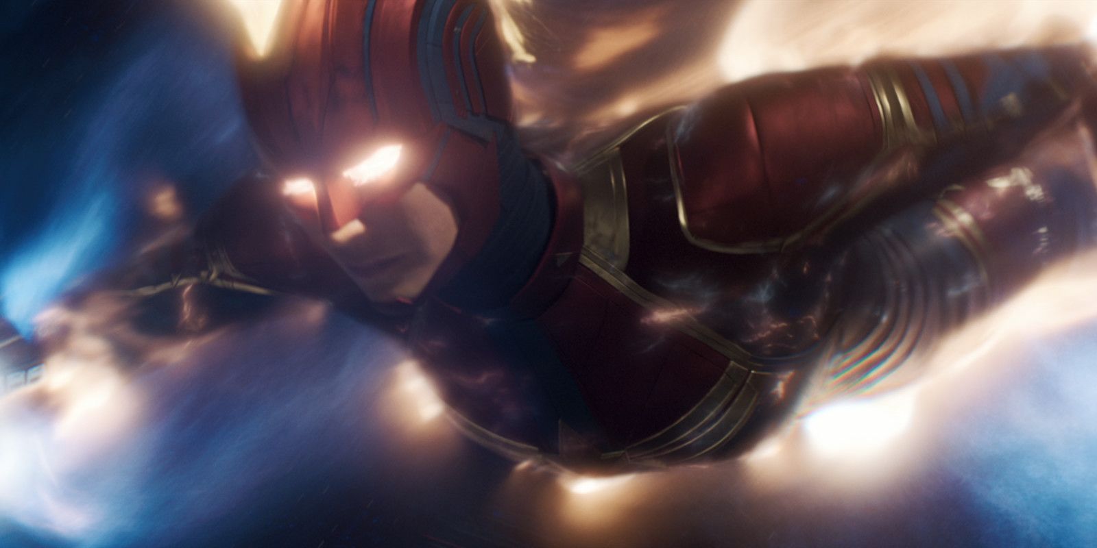 Captain Marvel Carol Danvers Full Suit Helmet Flying Space