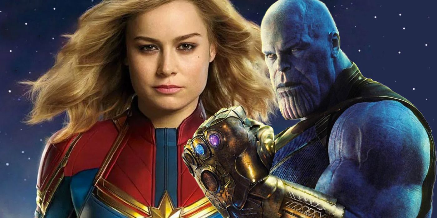Captain Marvel and Thanos