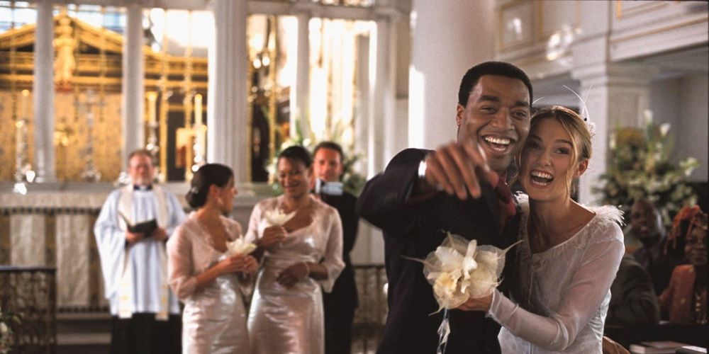 Chiwetel Ejiofor and Keira Knightley in Love Actually