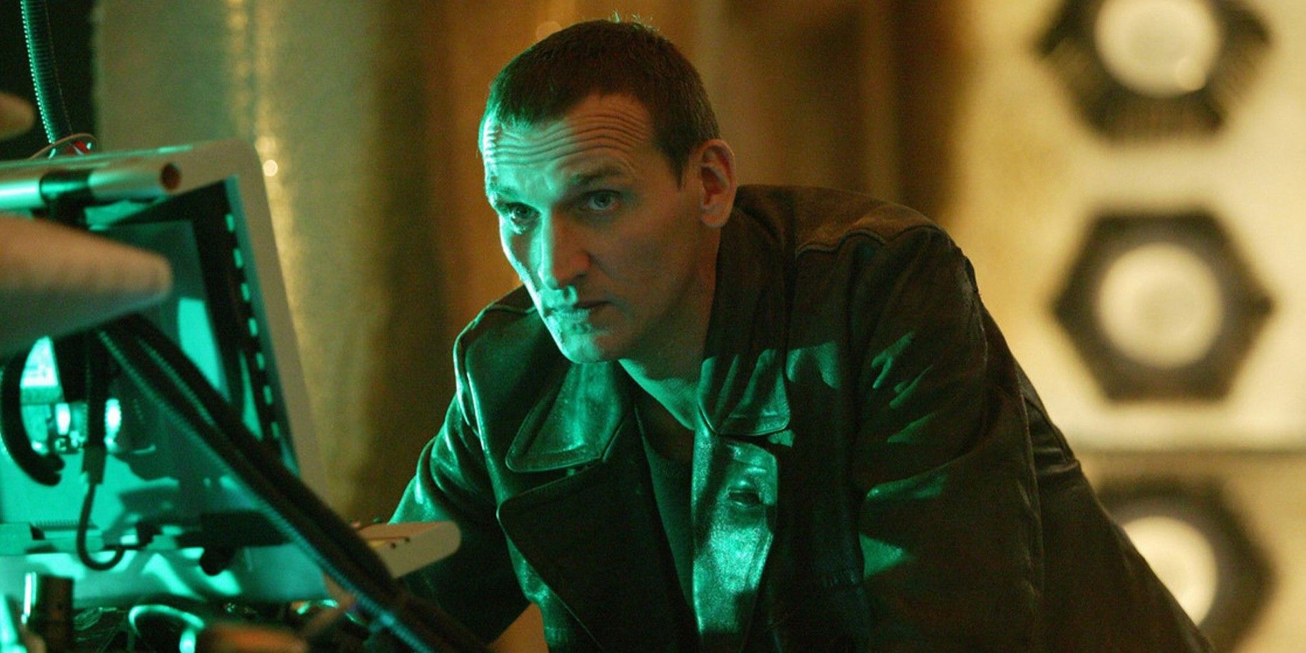 Christopher Eccleston as the Ninth Doctor in Doctor Who