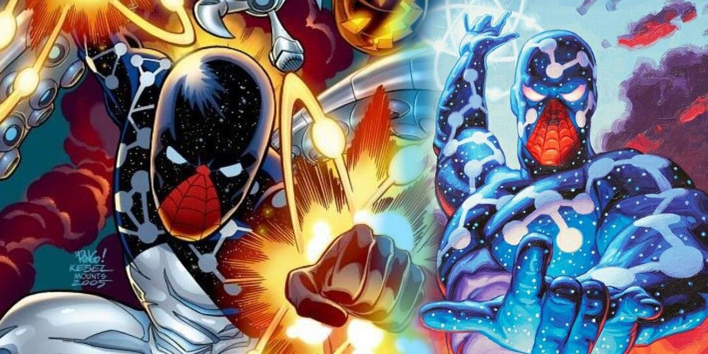 Cosmic Spider-Man gains his power in the comics