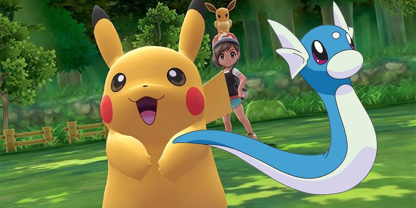 Pokemon Lets Go Guide How To Catch Dratini Screen Rant