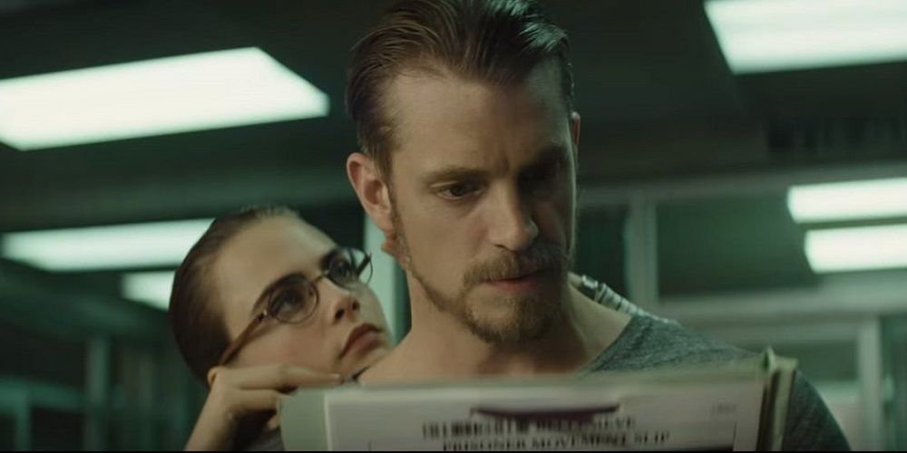 Enchantress and Rick Flag in Suicide Squad