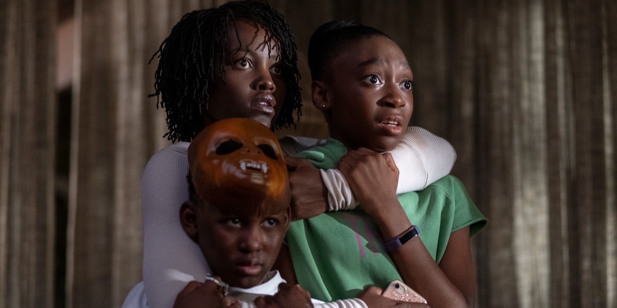 Evan Alex Lupita Nyongo and Shahadi Wright Joseph in Us movie