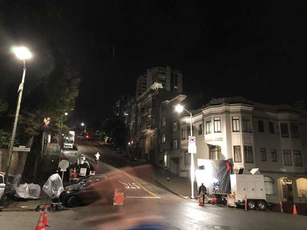 Filming of Venom in San Francisco