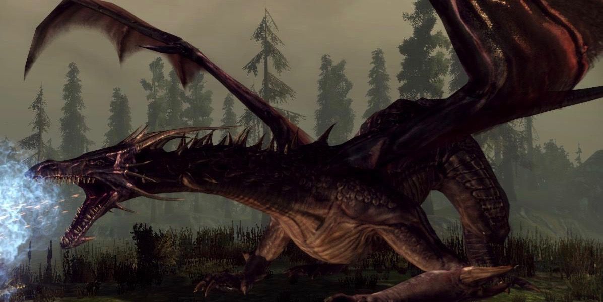 Flemeth the dragon in Dragon Age Origins