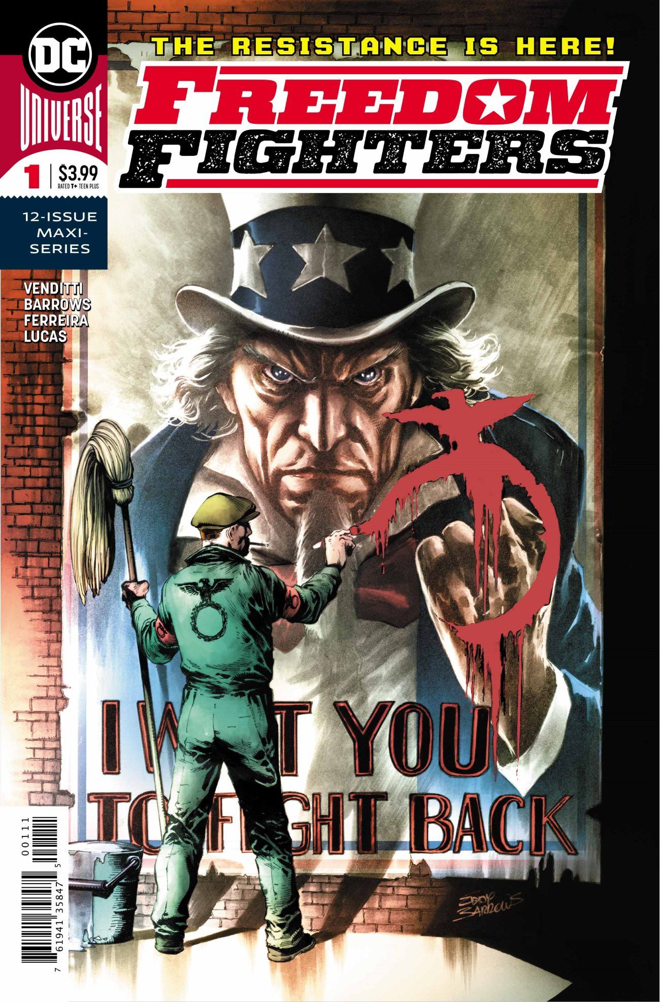 Freedom Fighters DC Comic Cover