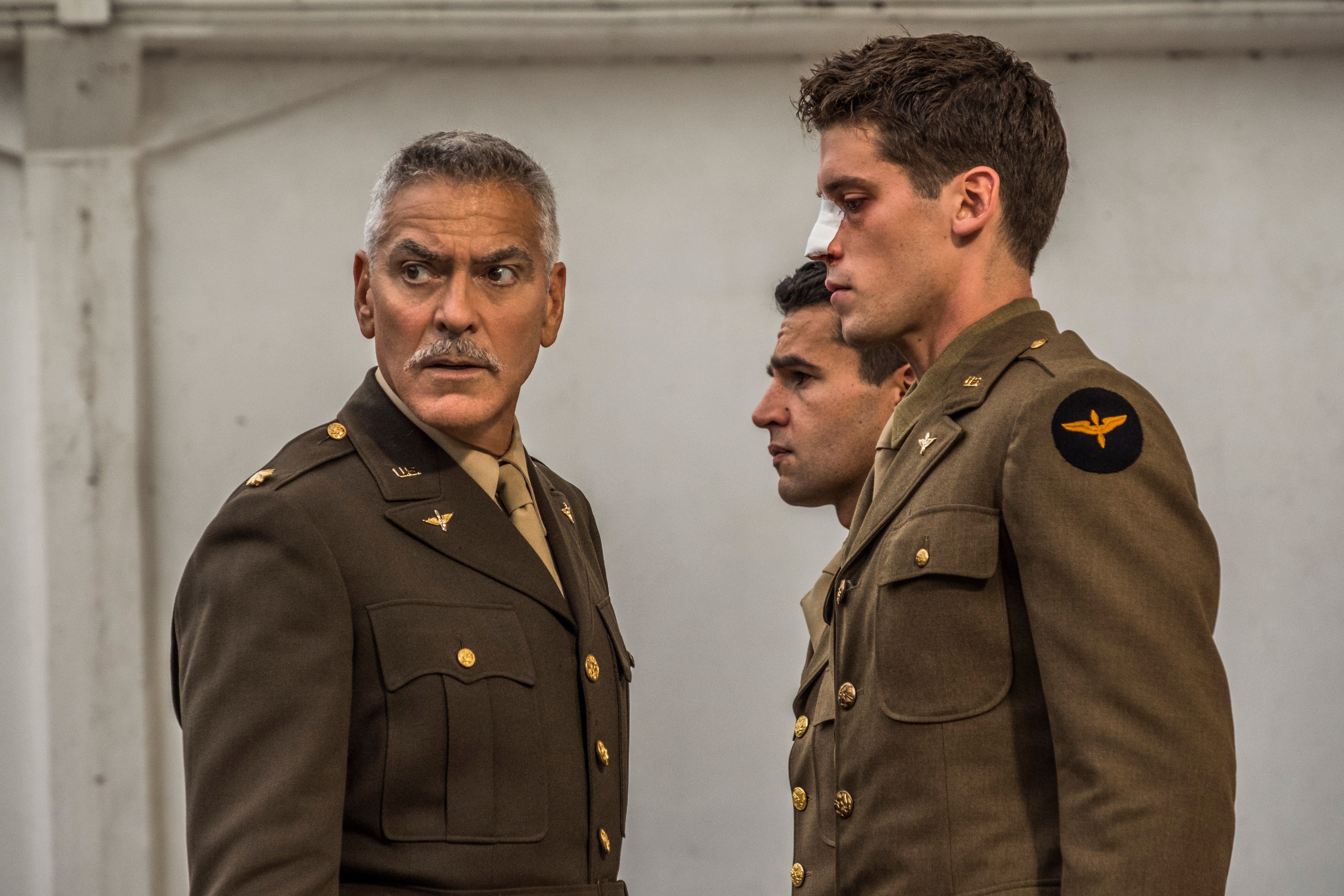 George Clooney and Christopher Abbott in Catch-22 Hulu