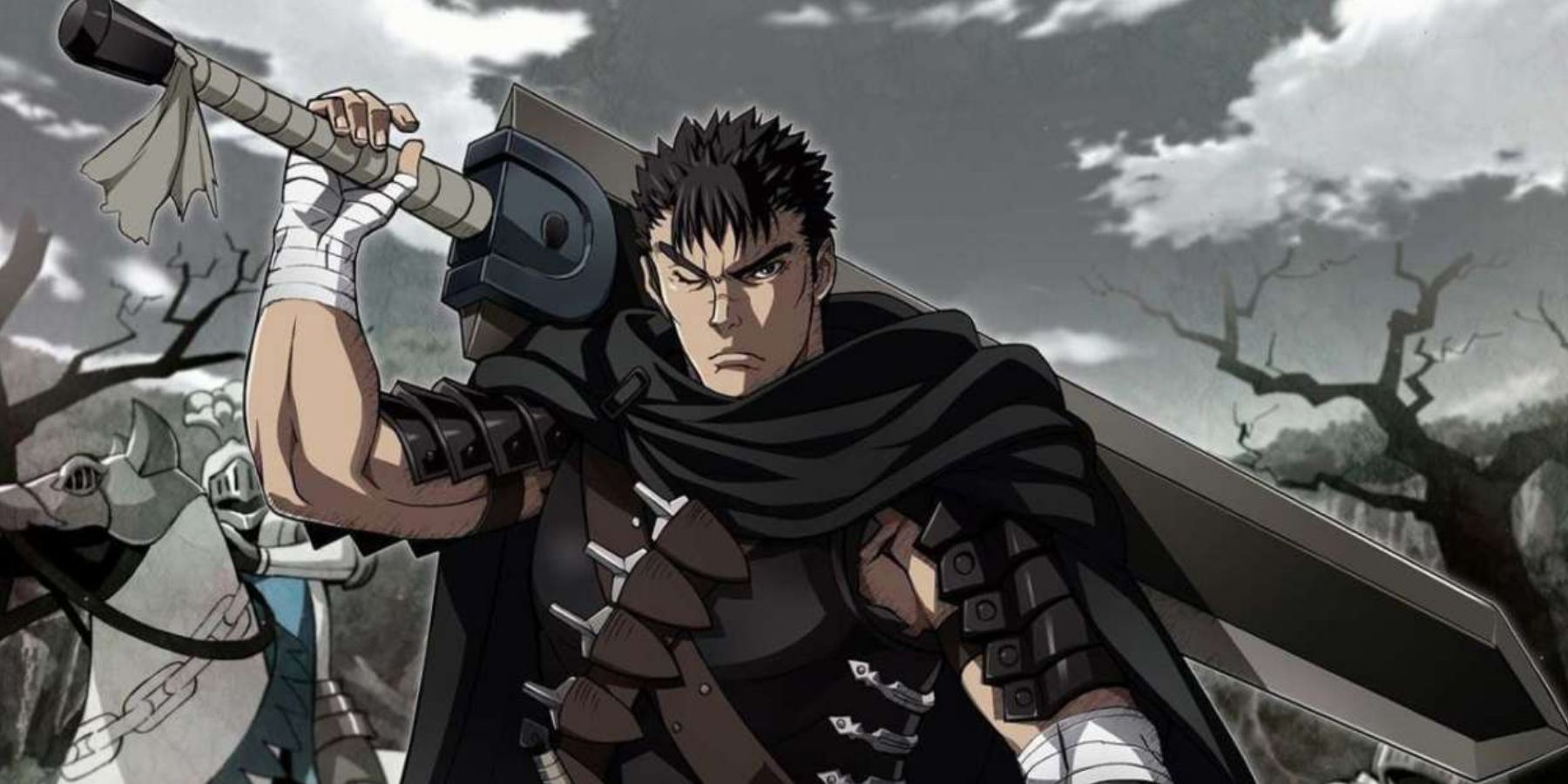 Guts draws his blade in Berserk