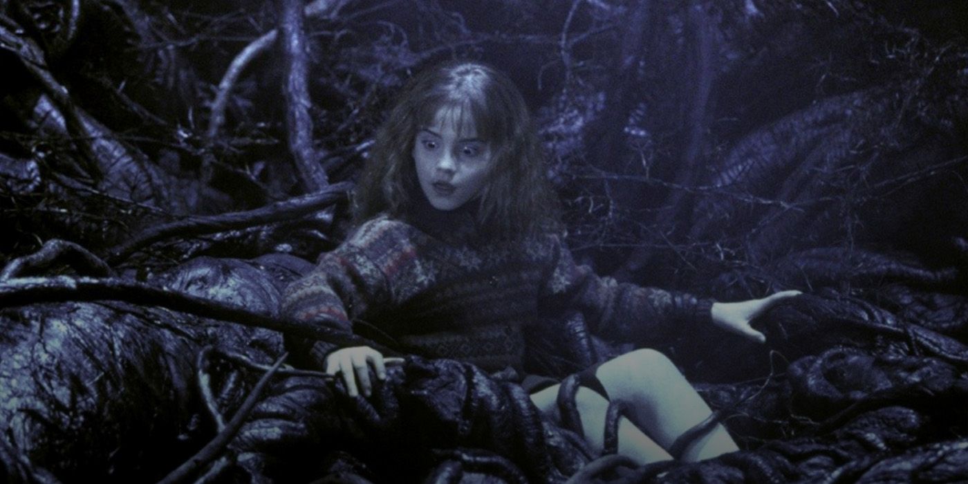 Hermione in Devil's Snare in Harry Potter