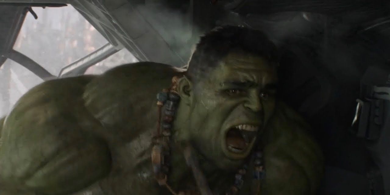 Hulk Screaming in Thor Ragnarok