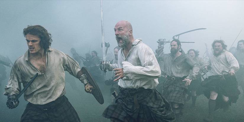 Jamie e Dougal em Outlander