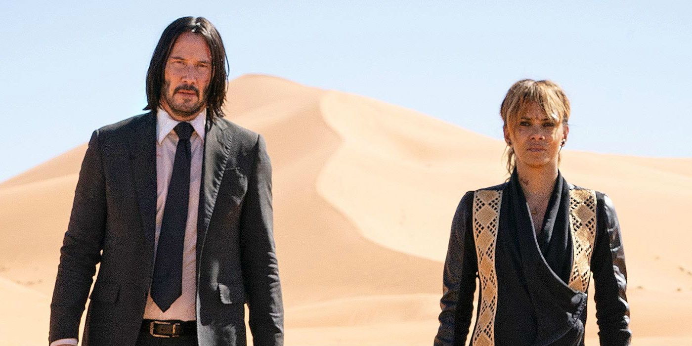 John Wick 3 - Keanu Reeves and Halle Berry Cropped