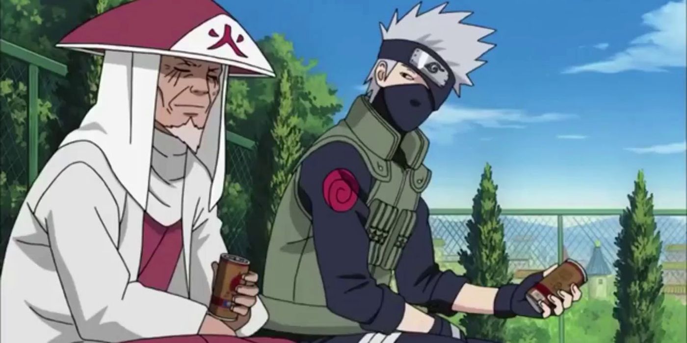 Kakashi and the Third Hokage Naruto