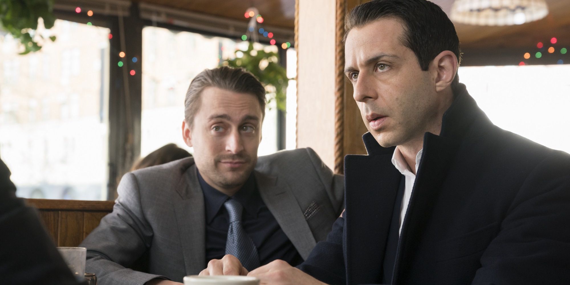 Kieran Culkin and Jeremy Strong Succession HBO