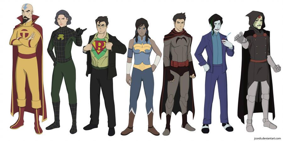 Korra Heroes And Villains by jcords on Deviant Art