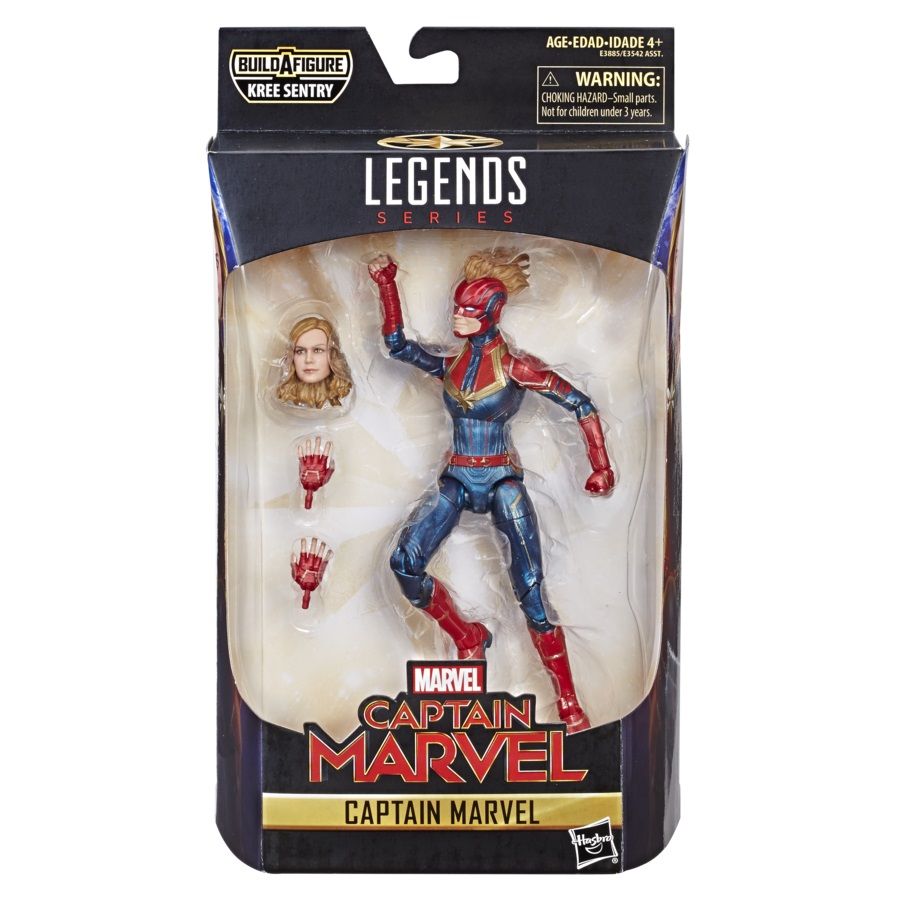 2019  6''Marvel Legends Captain Marvel Action Figure The Avengers Cos Model Toys 