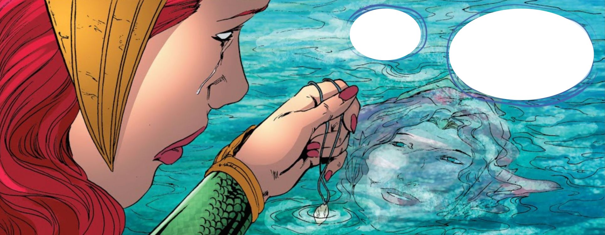 Mera Gets A Shell Of Sounds From Her Mother