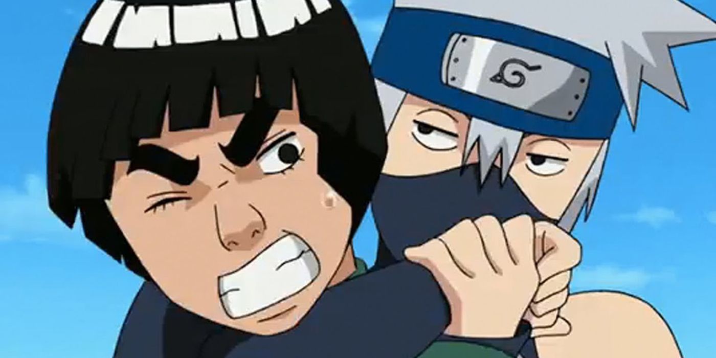 Naruto Young Kakashi and Young Might Guy