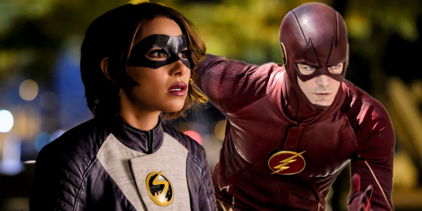 Nora Allen and Barry Allen in The Flash Season 5