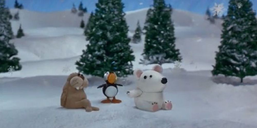 North Pole stop motion animals in Elf