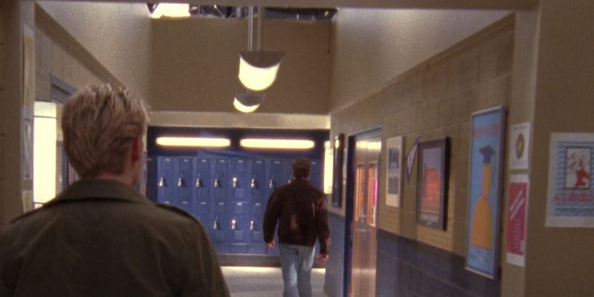 The lighting is exposed on the One Tree Hill high school set
