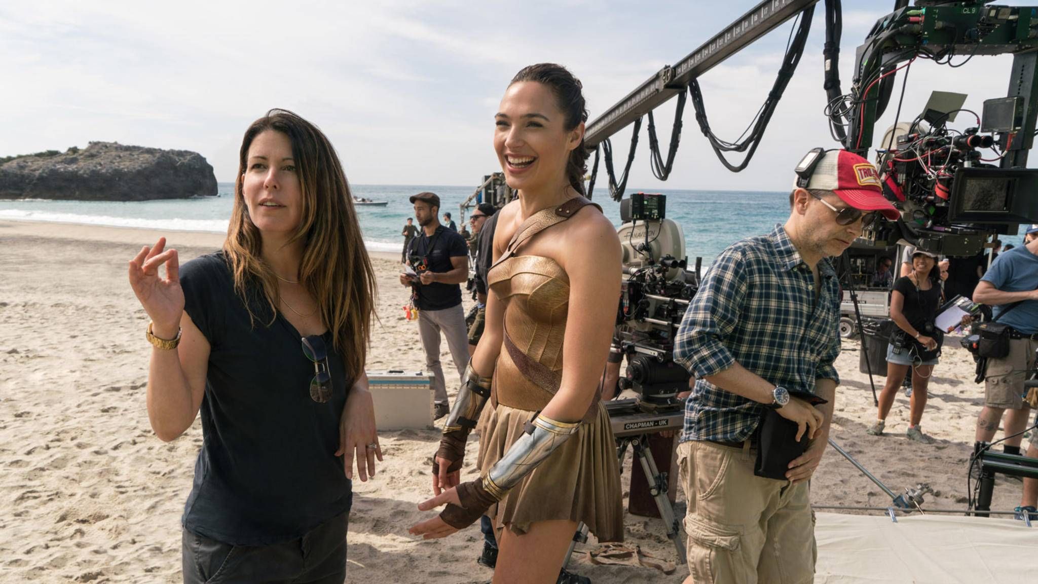 Patty Jenkins and Gal Gadot Behind the Scenes in Wonder Woman