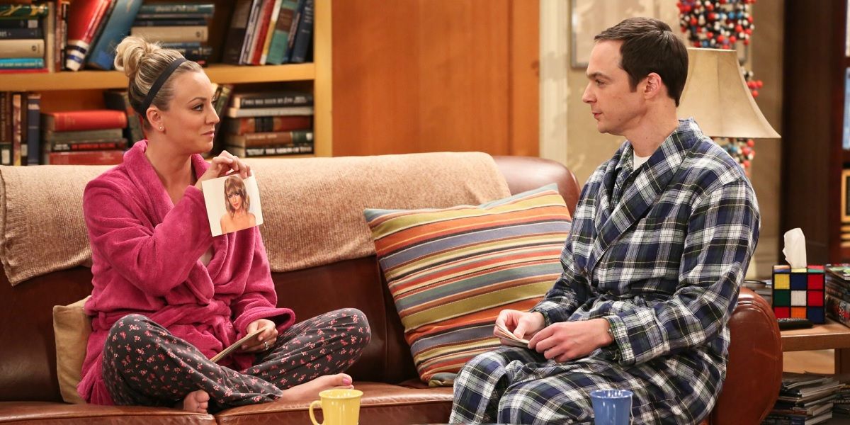 Penny and Sheldon Cooper flash cards in The Big Bang Theory