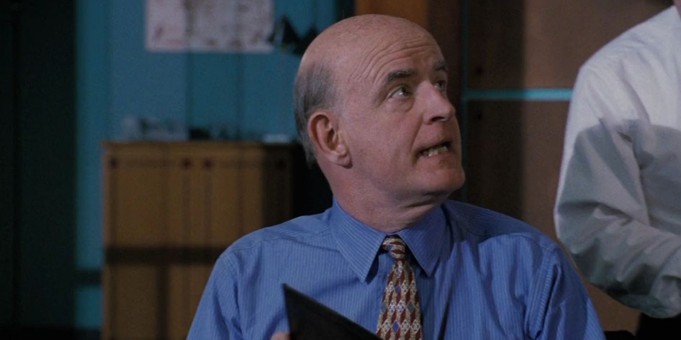 Peter Boyle as Scott's boss in The Santa Clause