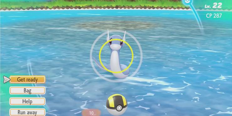 Pokemon Lets Go Guide How To Catch Dratini Screen Rant