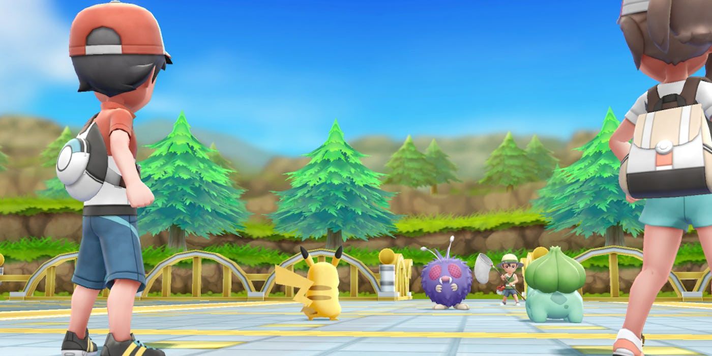 Online play in Lets Go Pikachu