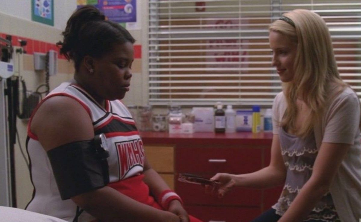 Quinn and Mercedes Glee