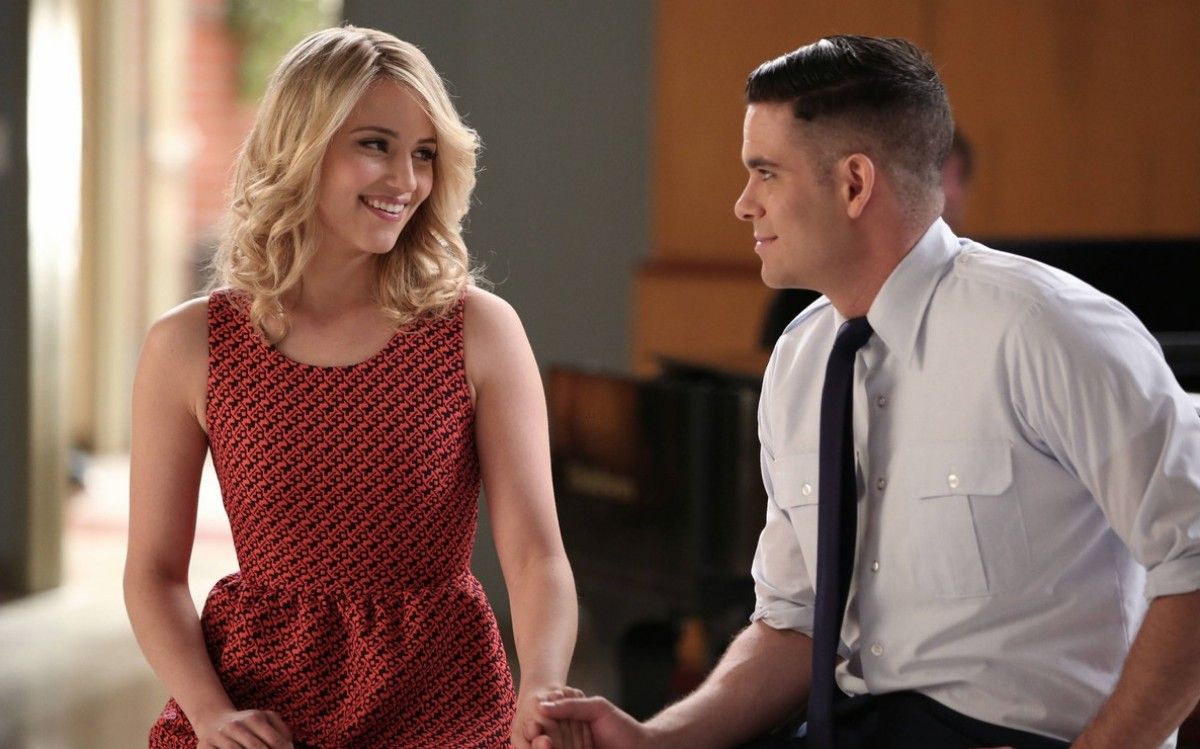 Quinn and Puck Glee
