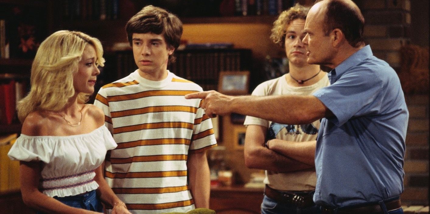 Red, Eric, and Laurie Foreman in That 70s Show