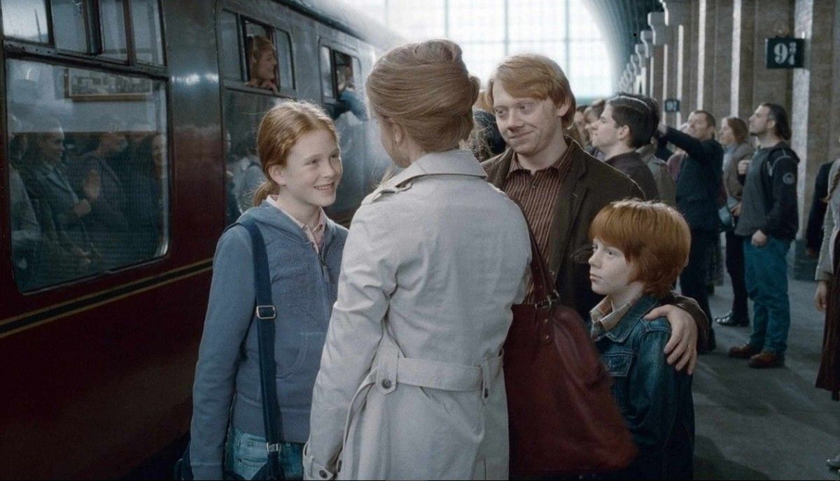 Ron Weasley and Hermione Granger and Family