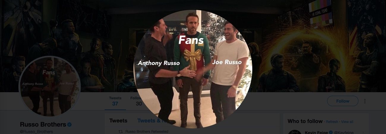Russo Brothers Twitter Profile Pic