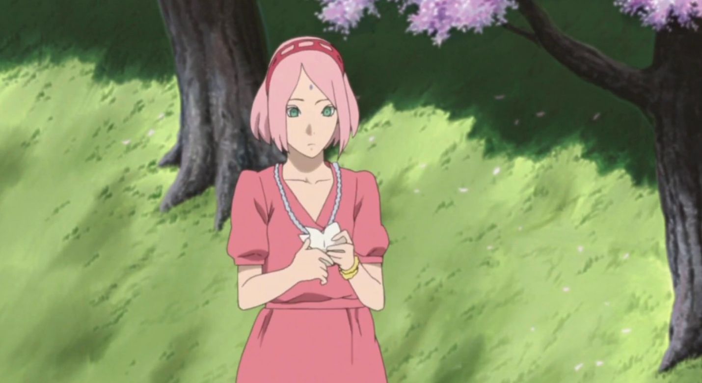 Sakura At Naruto And Hinatas Wedding